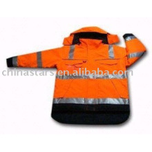 Оранжевый отражающий Огнезащитная защитная куртка